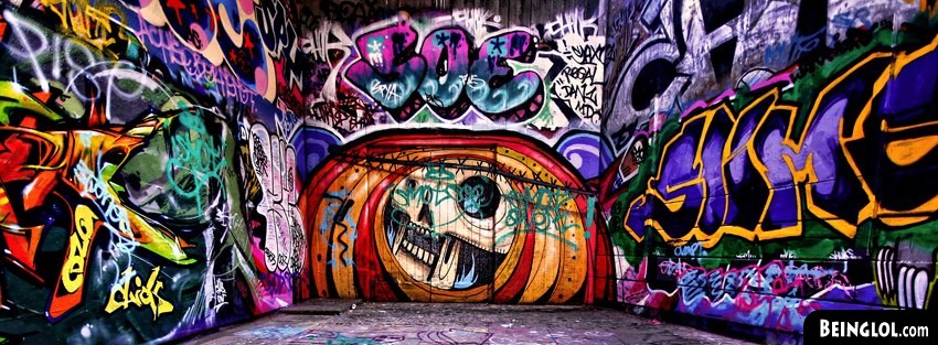 Abstract Street Art Facebook Cover