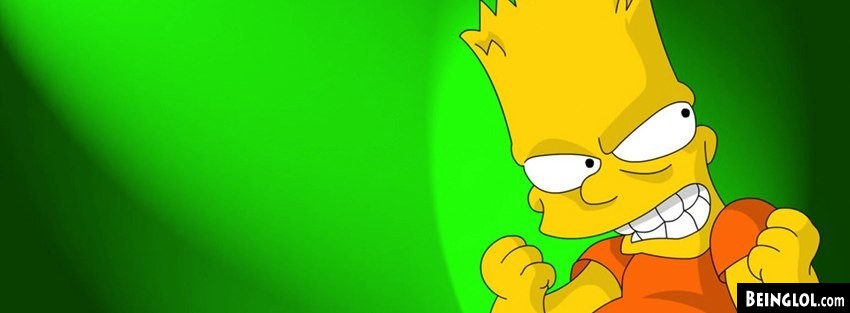 Angry Bart Facebook Cover
