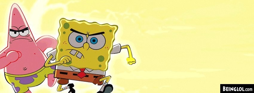 Angry Spongebob Patrick Facebook Cover