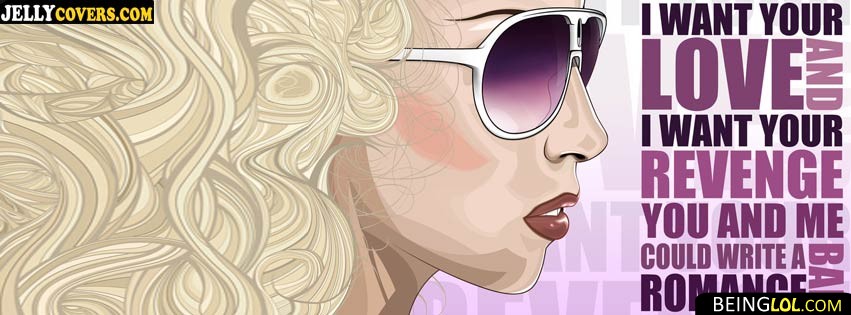 Bad Romance Facebook Cover Facebook Cover