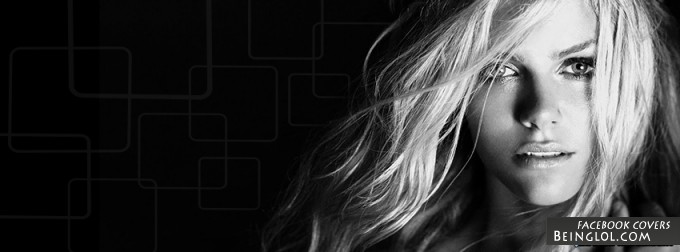 Black And White Blonde Facebook Cover
