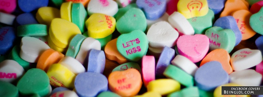 Candy Hearts Facebook Cover