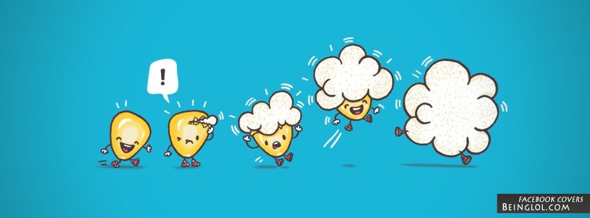 Cute Popcorn Facebook Cover