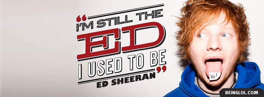 Ed Sheeran 2 Facebook Cover