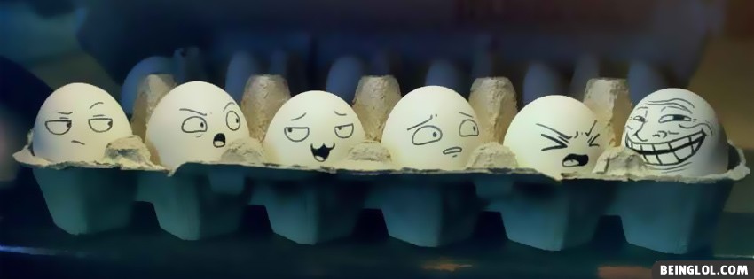 Eggs Meme Faces Facebook Cover