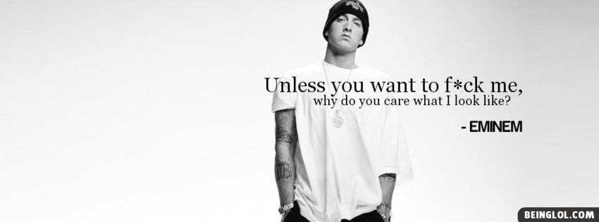 Eminem Attitude Facebook Timeline Cover