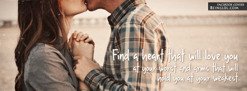 Find A Heart Facebook Cover