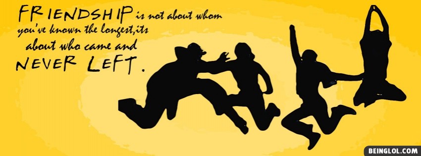 Friendship Quote Facebook Cover