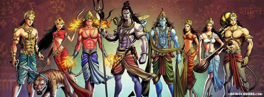 Gods Of Hindu Facebook Cover