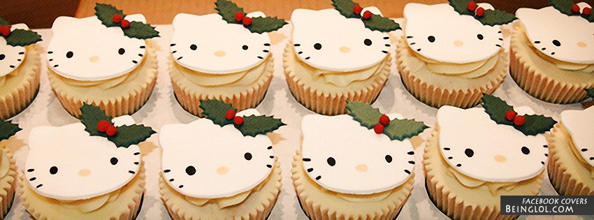 Hello Kitty Cupcakes Facebook Cover