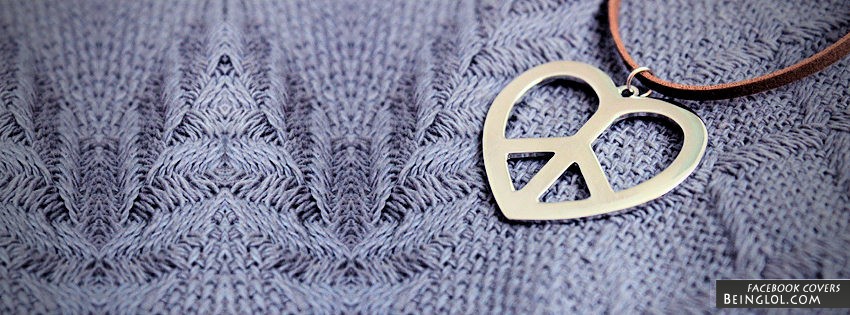 Love And Peace Pendant Facebook Cover