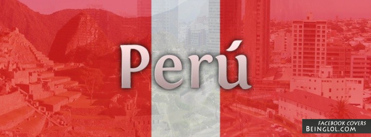 Peru Flag Facebook Cover