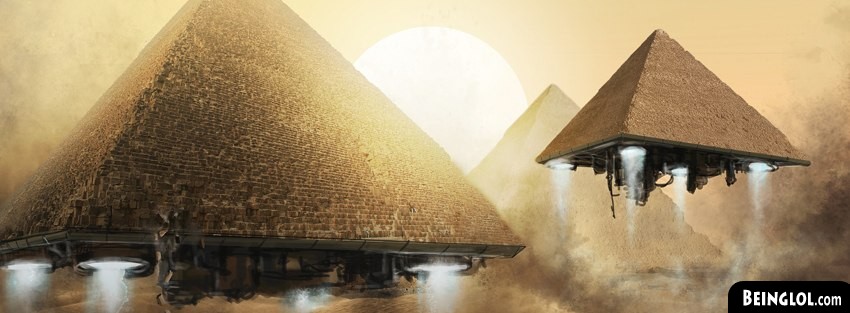 Pyramids Fantasy Art Facebook Cover