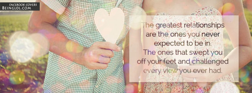 Relationships And Love Facebook Cover