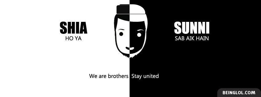 Shia Sunni Unity - Stay United Facebook Cover