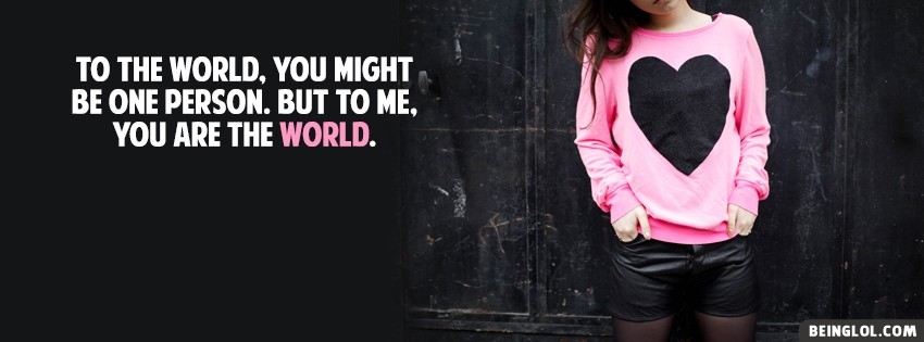 To The World Facebook Cover
