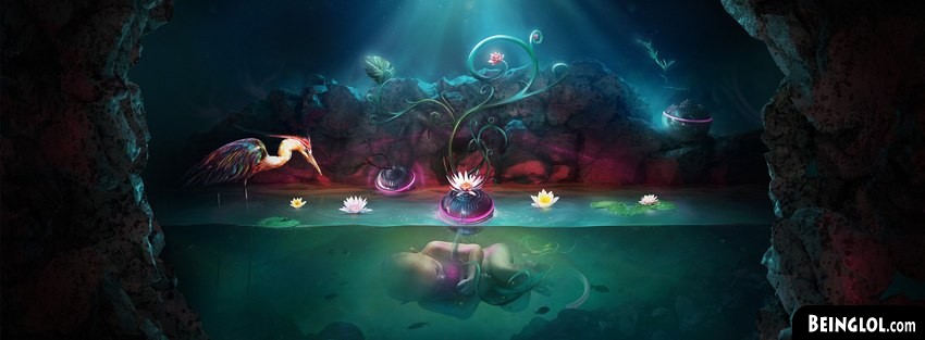 Underwater Fantasy Art Facebook Cover