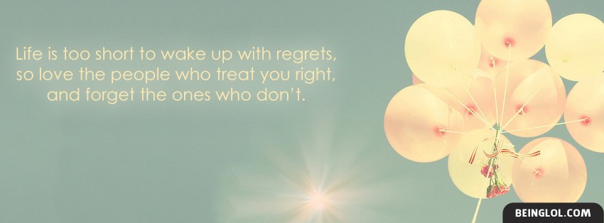 Wake Up With Regrets Facebook Cover