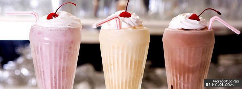 Yummy Milk Shakes Facebook Cover