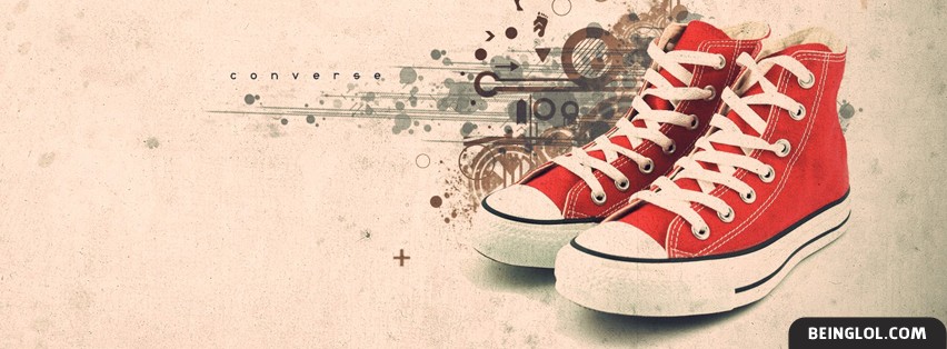 Artistic Red Converse Cover