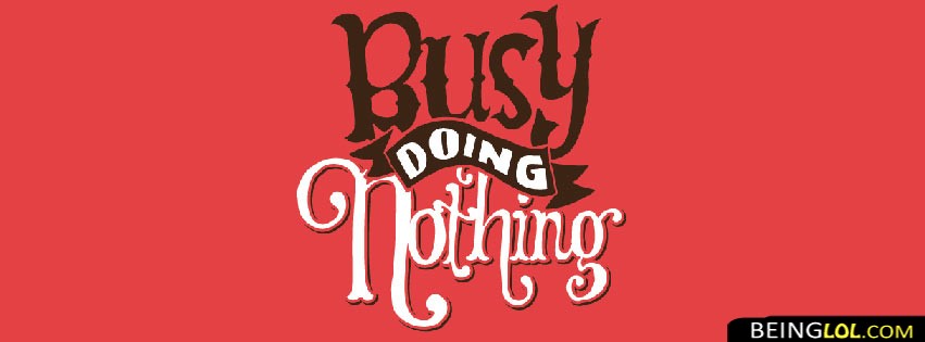 busy doing nothing Cover