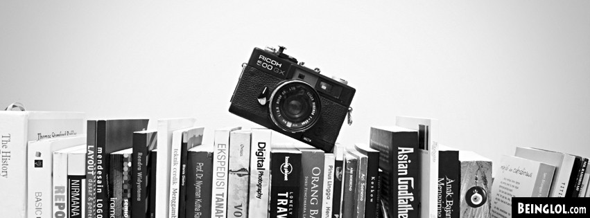 Camera And Books Cover