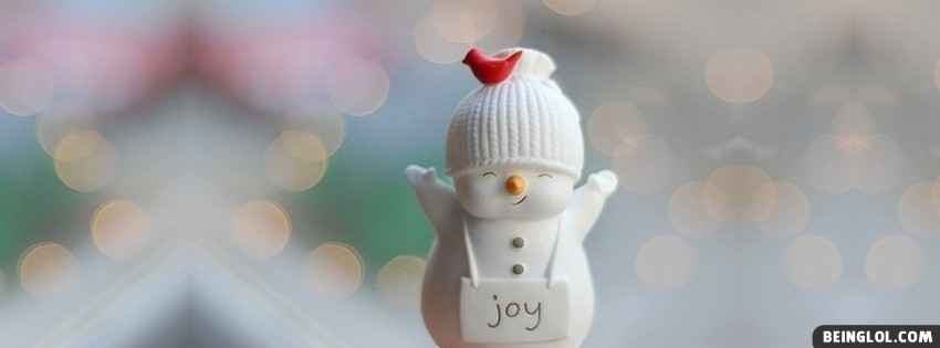 Cute Christmas Joy Snowman Cover