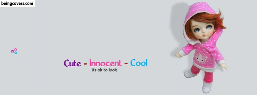 Cute Innocent Cool Doll Cover