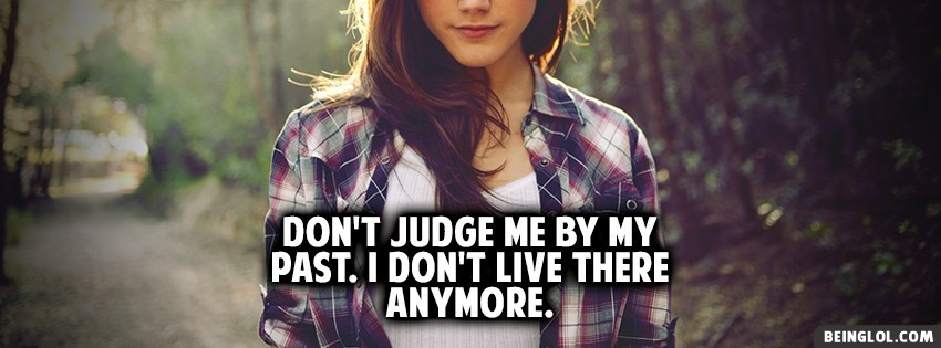 Don't judge Me by My Past Cover