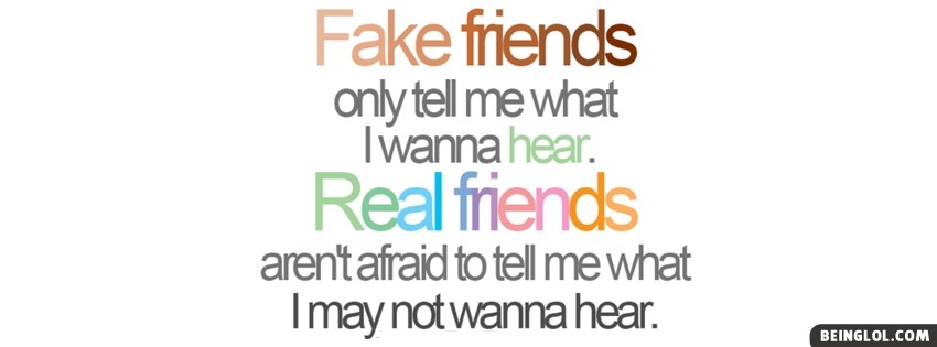 Fake Friends Real Friends Cover