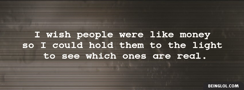 Fake People Facebook Cover