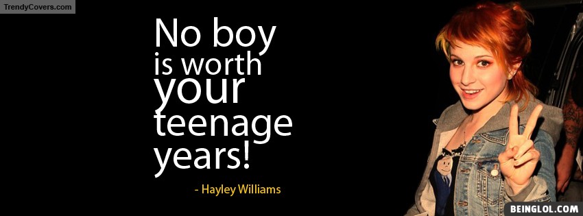 Hayley Williams Quote Cover