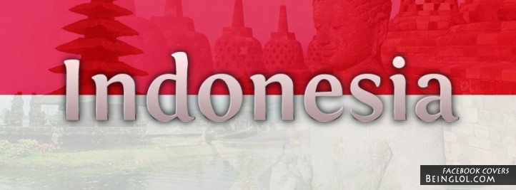 Indonesia Flag Cover