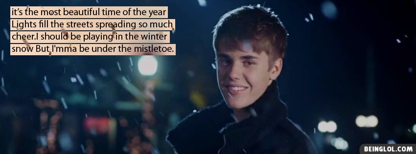 Justin Bieber Mistletoe Lyrics Cover