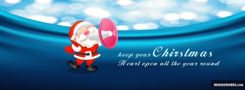Keep your Christmas heart open all the year round Cover