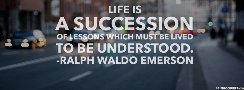 Life is a succession Quote. Cover