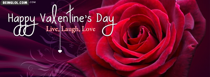 Live Laugh Love Valentines Day Cover