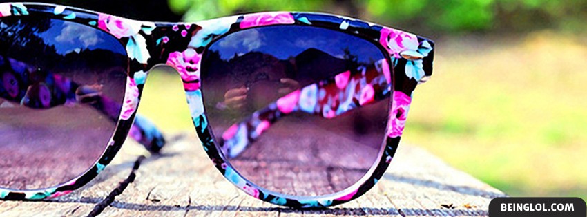 Pink Flowery Sunglasses Cover