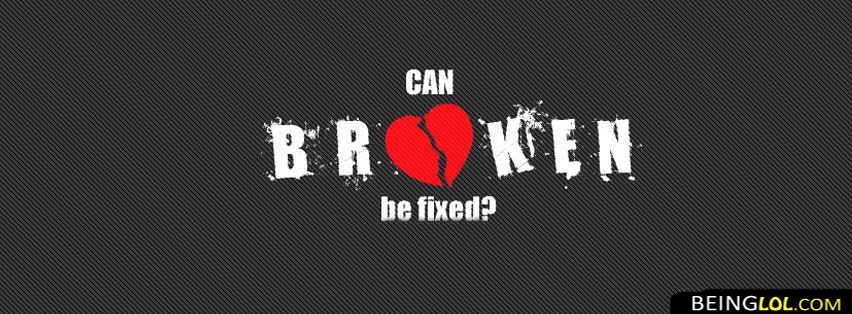 Sad Broken Heart Love Facebook Cover