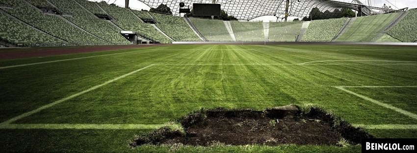 Soccer Stadium Ruined Grass Cover