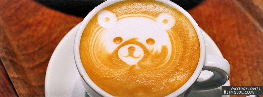 Teddy Bear Coffee Art Cover