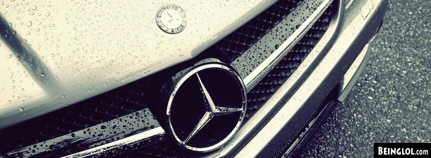 Vintage Water Drops Emblem Mercedes Benz Cover