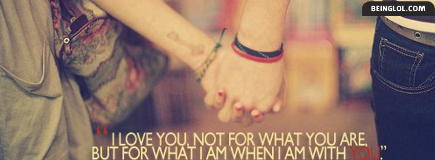 What I Am When I Am With You Facebook Cover