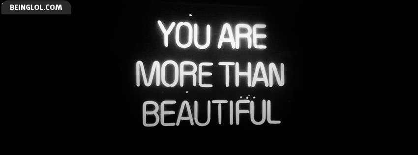 You Are More Than Beautiful Cover