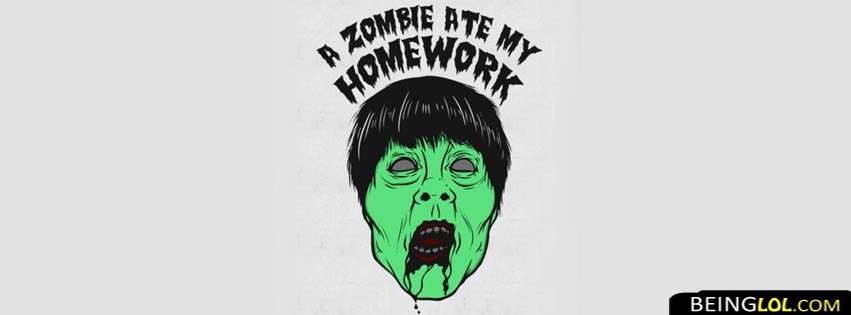 Zombie Ate My Homework Facebook Cover